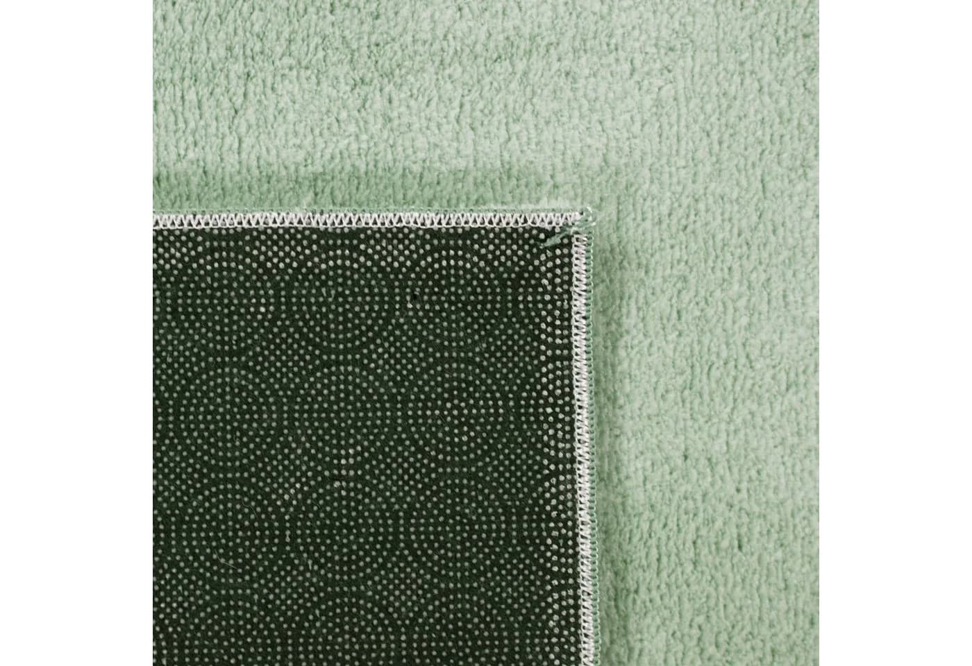 Carpetia Teppich Uni Grün 16mm Florhöhe Super Soft - Bild 4