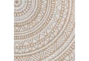 Carpetia Rund Teppich Beige Polypropylen In- und Outdoorteppich Bild 1