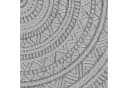 Carpetia Outdoorteppich rund grau Polypropylen Bild 1