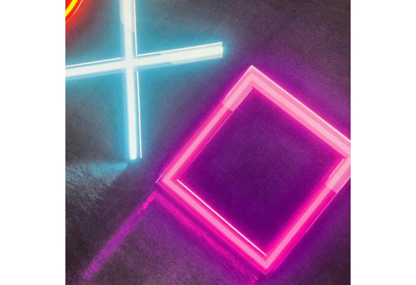 Carpetia Designteppich Gaming Style Rund 5mm Grafische Motive Neon - Bild 3
