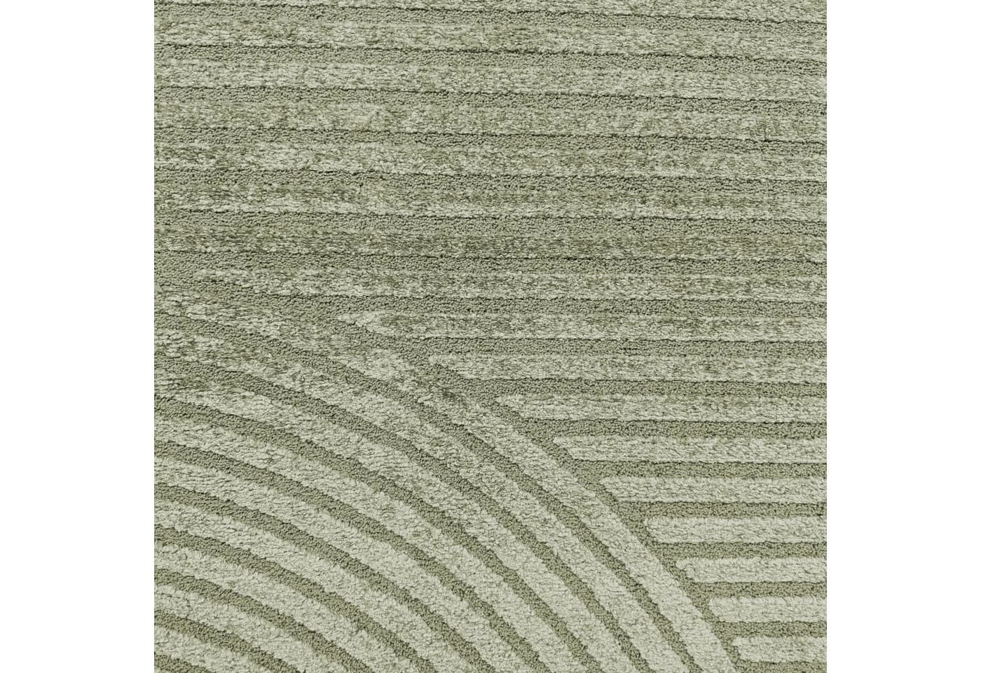 Carpetia Designteppich Kurzflor 3D-Effekt Grün - Bild 4