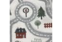 Carpetia Kinderteppich Runder Spielteppich mit Straßenmotiv in Creme Bild 1
