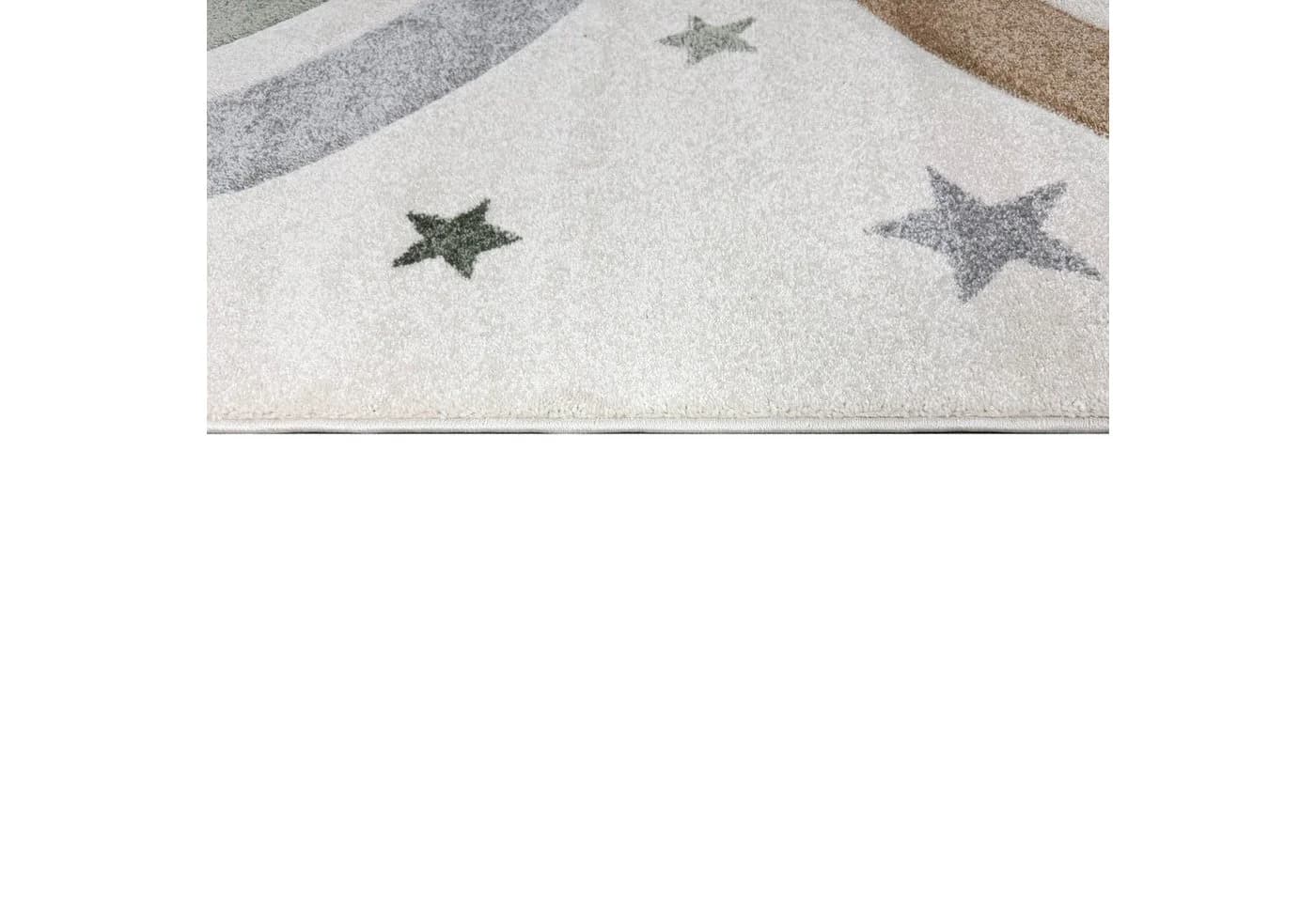 Carpetia Kinderteppich Pastellfarben Regenbogendesign - Bild 5