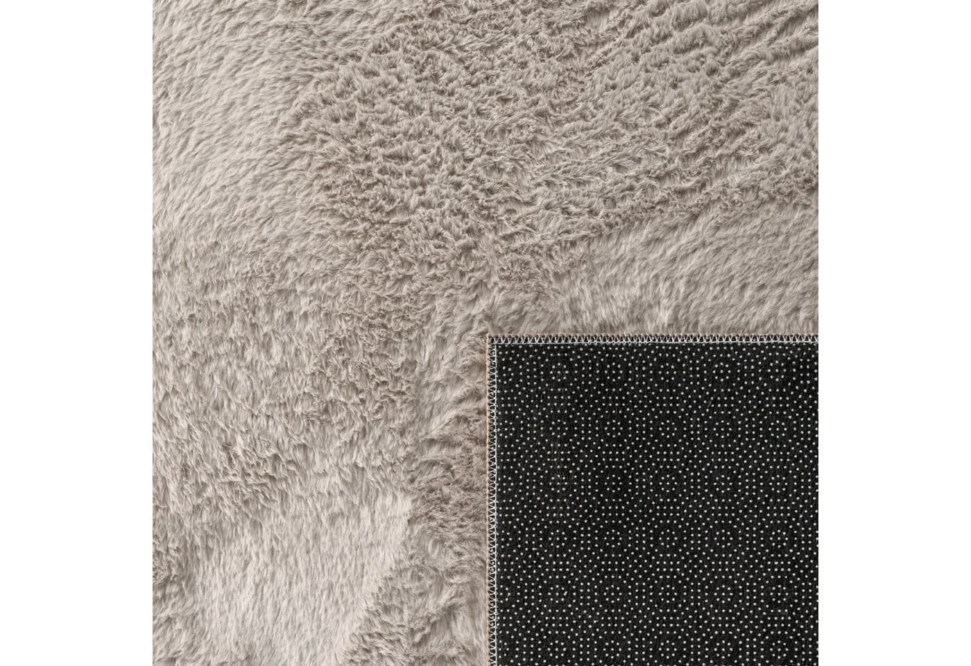 Carpetia Teppich Beige Hasenfell-Optik - Bild 5