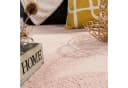Carpetia Teppich Rosa Samtiges Uni-Design Bild 1