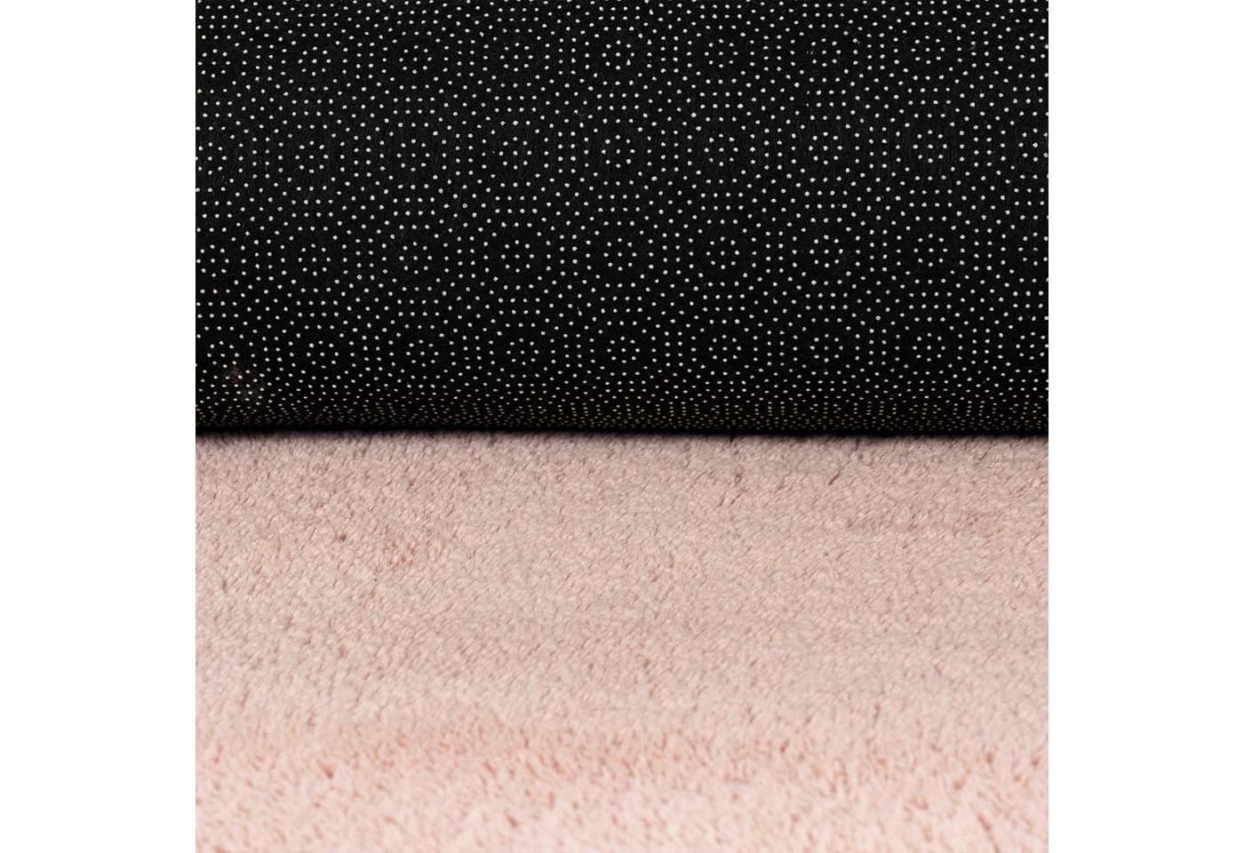 Carpetia Teppich Rosa Samtiges Uni-Design - Bild 3