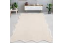 Carpetia Teppich Design Teppich Beige Wellenform Bild 2
