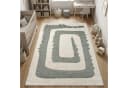 Carpetia Kinderteppich Krokodil Design Creme Grün 3D Struktur Bild 2