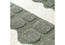 Carpetia Kinderteppich Krokodil Design Creme Grün 3D Struktur Bild 3