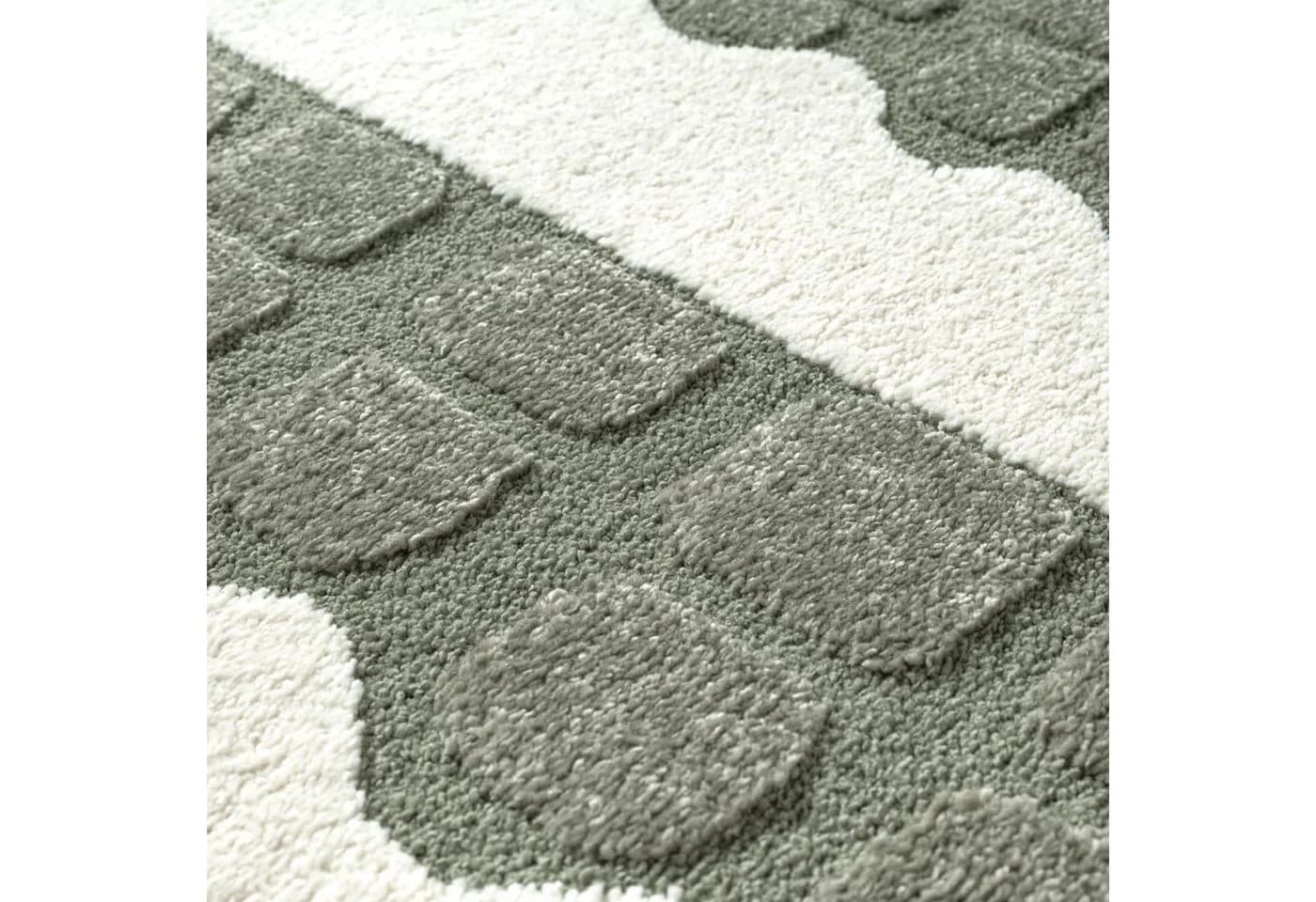 Carpetia Kinderteppich Krokodil Design Creme Grün 3D Struktur - Bild 3