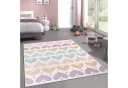 Carpetia Kinderteppich mit Pastell-Herzen – gemütlich & pflegeleicht Bild 2