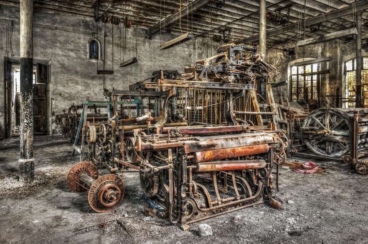 Fototapete PAPERMOON Alte Industrie Vliestapete 450x280cm