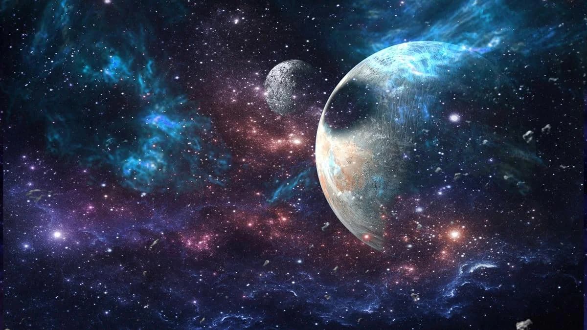 PAPERMOON Fototapete Planeten und Galaxie Vlies