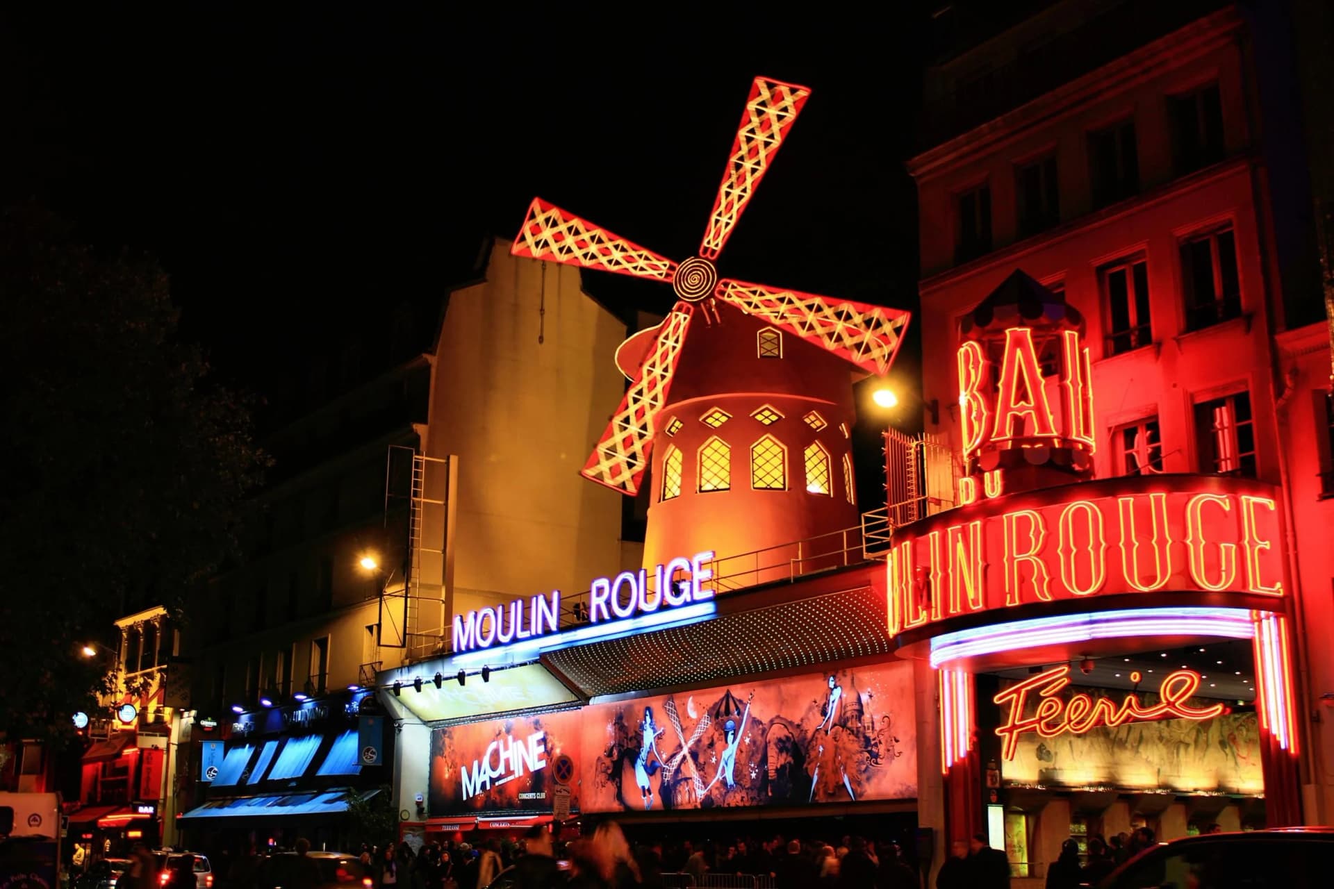 PAPERMOON Fototapete Moulin Rouge Paris Vlies Bunt