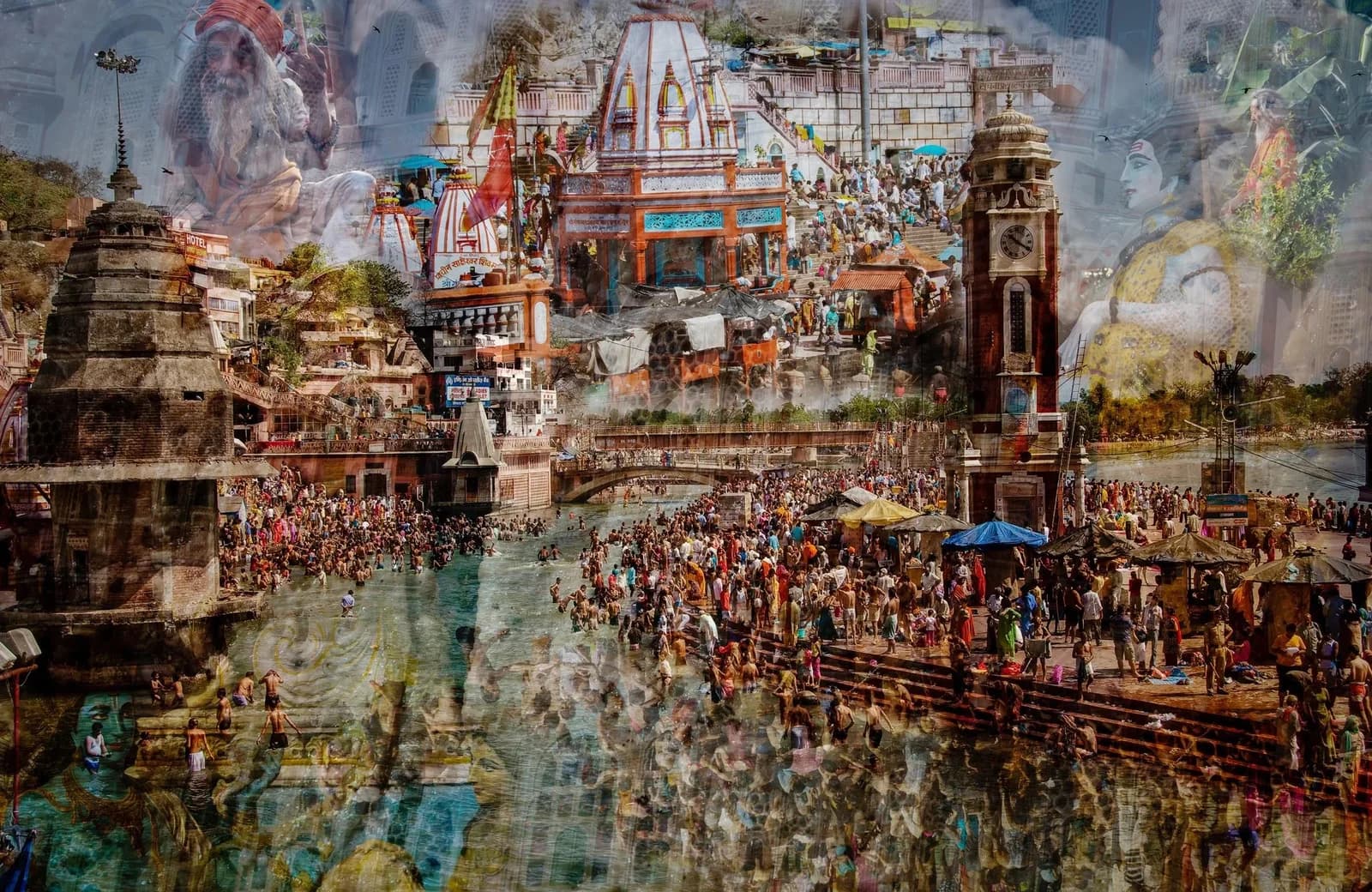 Fototapete PAPERMOON Photo-Art RALF KAYSER HEILIGES INDIEN Vlies