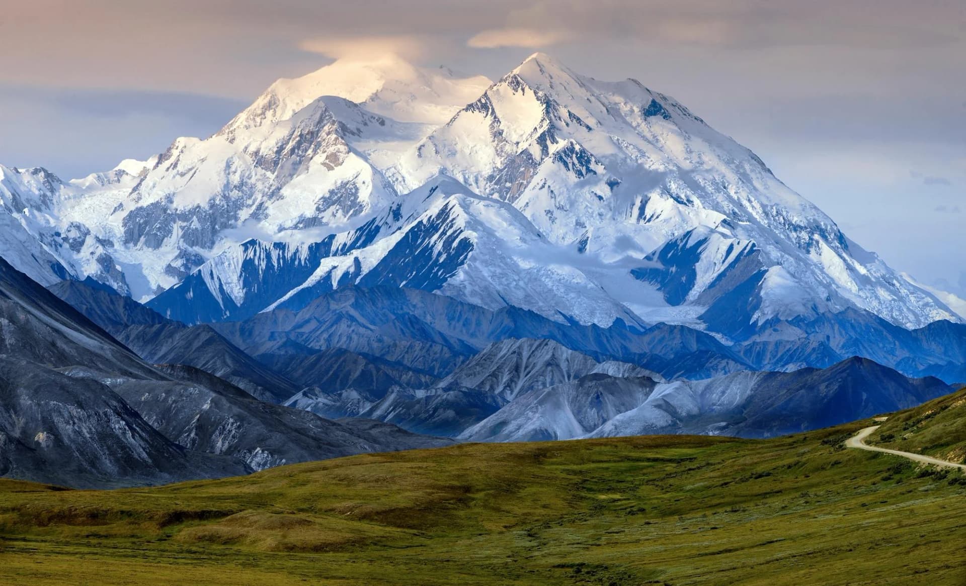 PAPERMOON Fototapete Mount McKinley Vlies Bunt