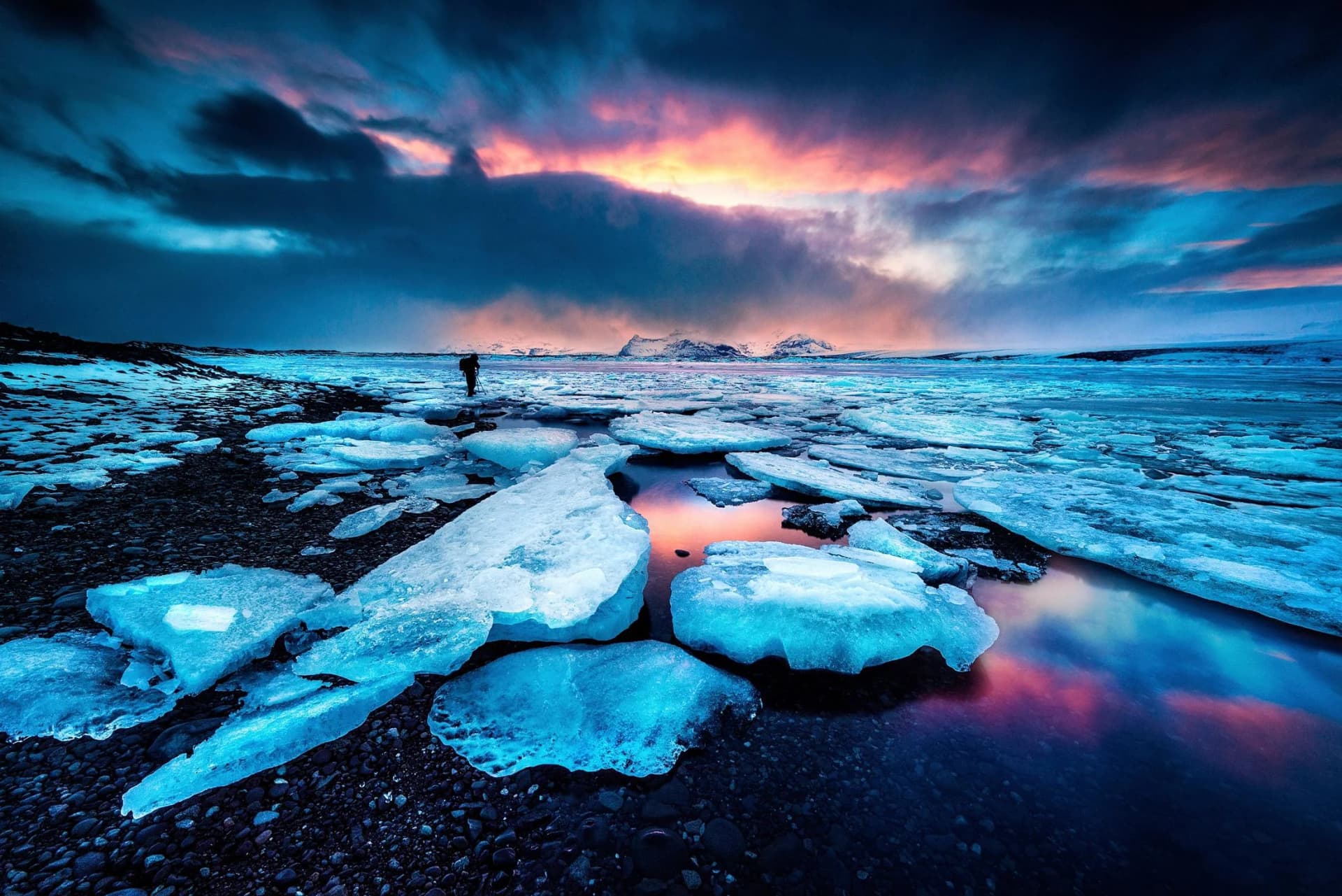 PAPERMOON Fototapete Photo-Art David Martin Castan Badlands III bunt Vlies