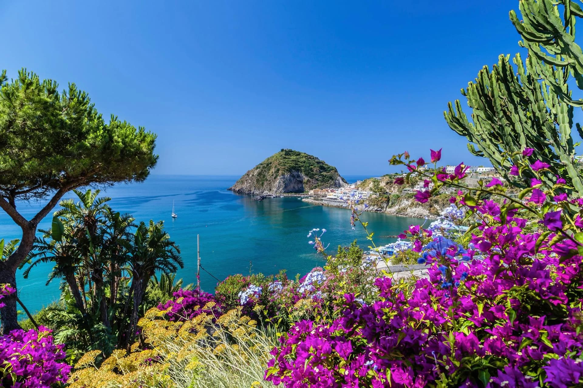 PAPERMOON Fototapete Ischia Italien Bunt Vlies
