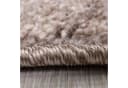 Vimoda Teppich Modern Wellenmotiv Beige/Blau Kurzflor Bild 4