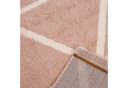 Vimoda Teppich Viva Classic Rosa Rautenmotiv Kurzflor Bild 4