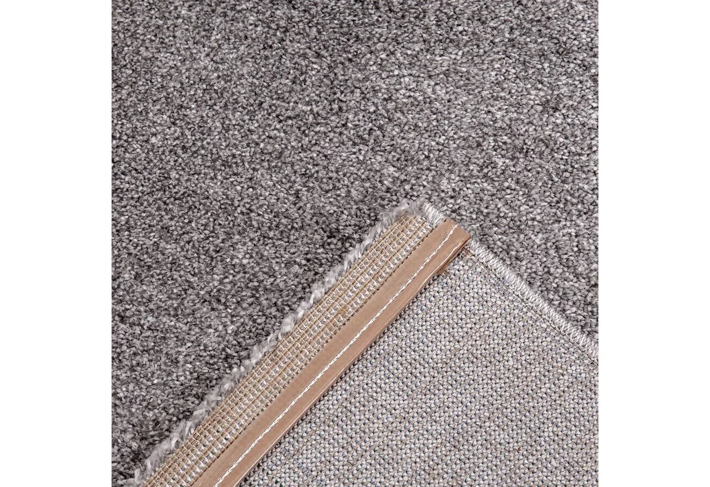 Vimoda Fellteppich Grau Anthrazit Hochflor Weich Rechteckig - Bild 4