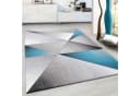 Vimoda Teppich Grau Geometrisches Muster Kurzflorig Bild 1