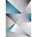 Vimoda Teppich Grau Geometrisches Muster Kurzflorig Bild 5