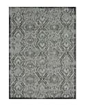 Vimoda Outdoorteppich Rauten Design Schwarz Bild 1