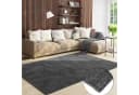 Vimoda Teppich Wohnzimmer Kurzflor Grau Modern Bild 4