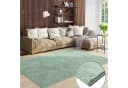 Vimoda Teppich Grün Kurzflor Modern 8mm Florhöhe Bild 2