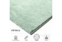 Vimoda Teppich Grün Kurzflor Modern 8mm Florhöhe Bild 3
