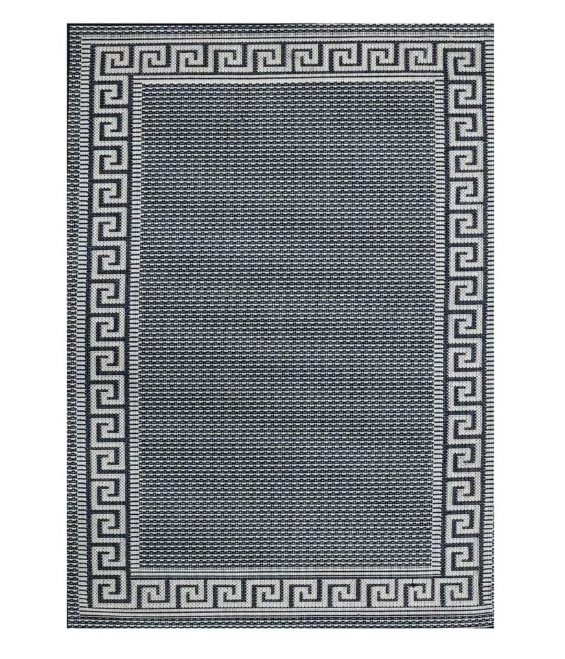 Vimoda Outdoorteppich Flachgewebe Blau Rechteckig Läufer - Bild 2