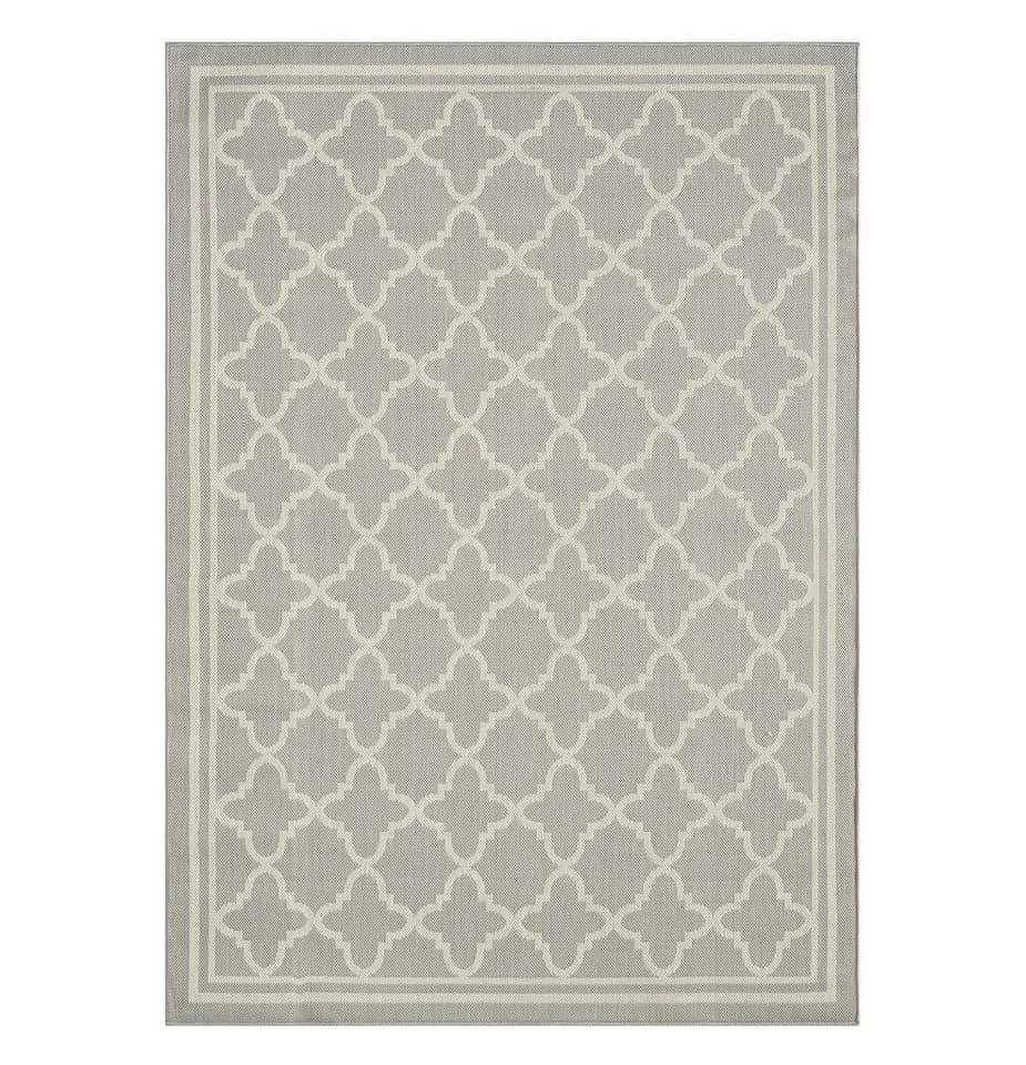 Vimoda Outdoorteppich Beige Rechteckig Flachgewebe - Bild 2