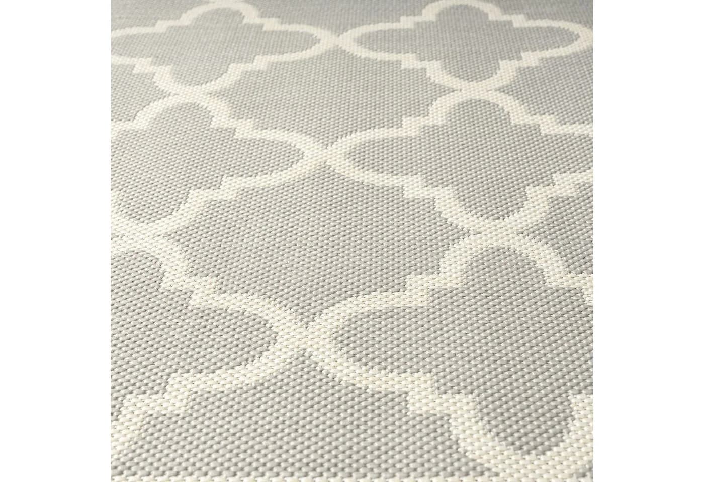 Vimoda Outdoorteppich Beige Rechteckig Flachgewebe - Bild 3