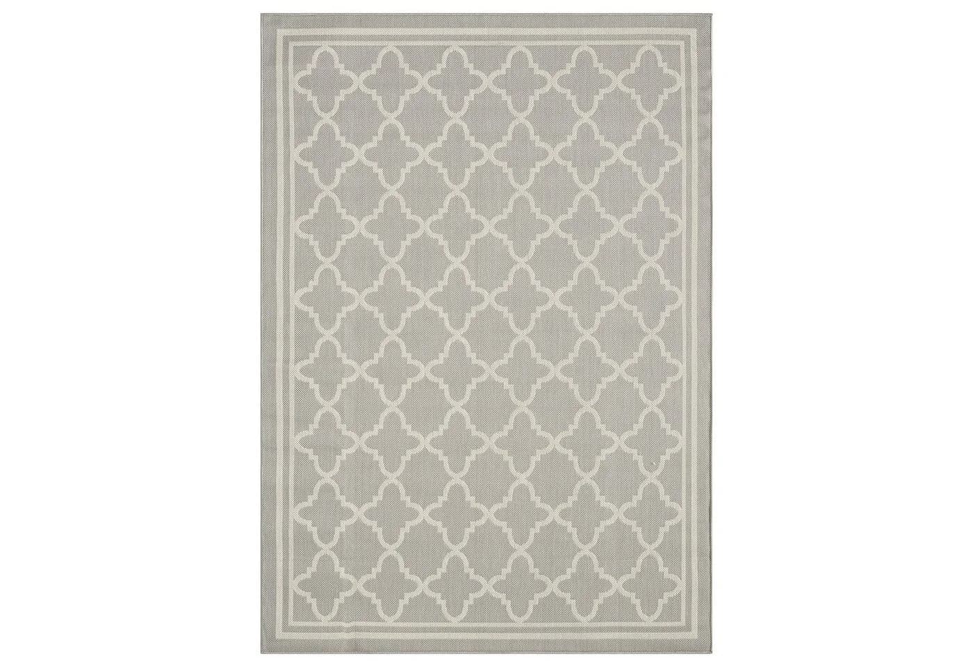 Vimoda Outdoorteppich Beige Rechteckig Flachgewebe - Bild 5