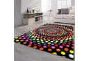 Vimoda Teppich Kurzflor Bunt Patchwork Wellen Rechteckig Bild 1