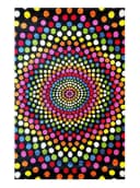 Vimoda Teppich Kurzflor Bunt Patchwork Wellen Rechteckig Bild 2