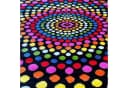 Vimoda Teppich Kurzflor Bunt Patchwork Wellen Rechteckig Bild 4