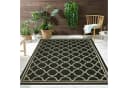 Vimoda Outdoorteppich Beige-Schwarz Rechteckig In & Outdoor Bild 1