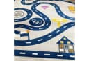 Vimoda Kinderteppich Mondol Auto Straße Muster Blau Grau Bild 4