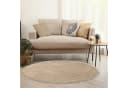 Vimoda Teppich Rund Beige Kurzflor 8 mm Bild 1