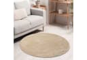 Vimoda Teppich Rund Beige Kurzflor 8 mm Bild 4