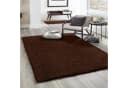 Vimoda Hochflor-Teppich Shaggy Rund Braun Bild 1