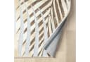 VIMODA Teppich Kurzflor Palmen Muster Grau Creme Beige Gold 160x230 cm Bild 4