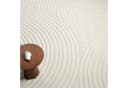 Vimoda Designteppich Creme Kurzflor 10mm Wellenmotiv Bild 4