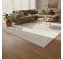 Vimoda Designteppich Beige Wellenoptik Hoch-Tief-Effekt Polypropylen Bild 2