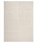 Vimoda Teppich Boho Design 3D Optik Creme Grau Taupe Bild 1
