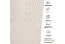 Vimoda Teppich Boho Design 3D Optik Creme Grau Taupe Bild 5