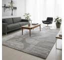 Vimoda Teppich Wohnzimmer Boho Optik Skandinavisch Hochtief in Creme Rechteckig Bild 2