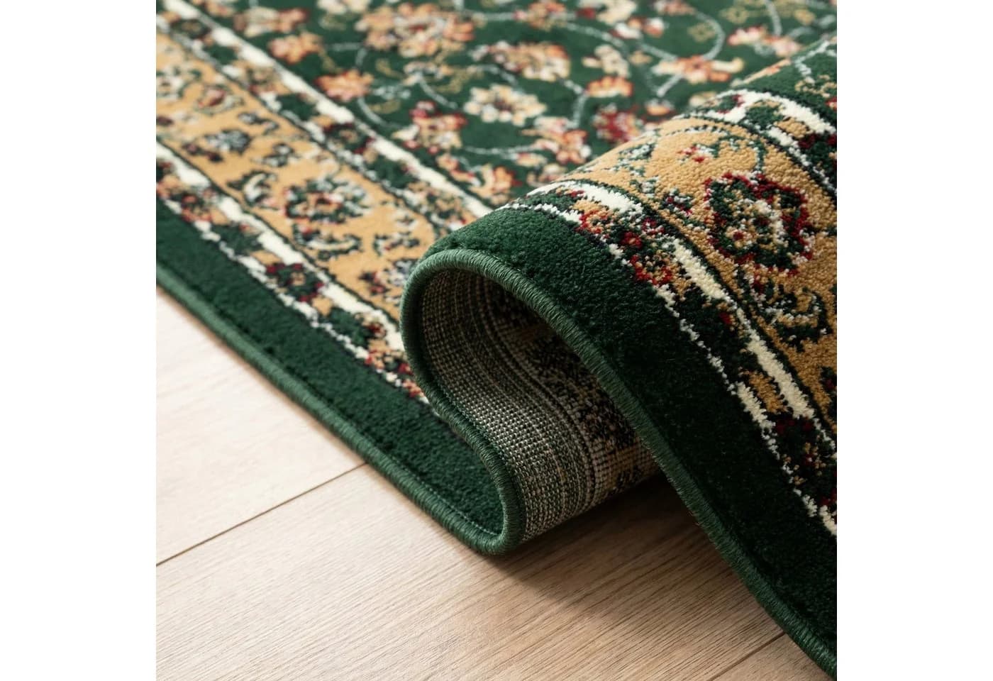 Vimoda Orientteppich Klassischer Teppich Kurzflor in Grün, Beige, Rot & Grau - Bild 5